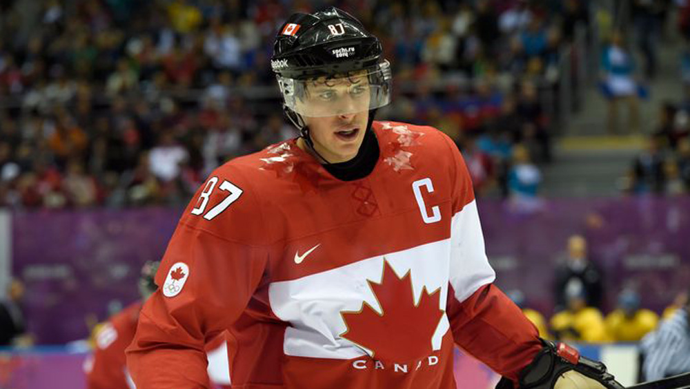 Men's Sidney Crosby Canada Hockey Red 2022 Beijing Winter Olympic